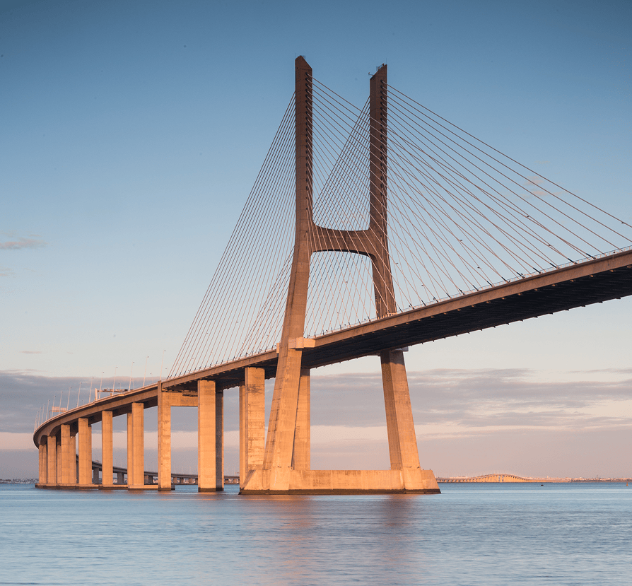 Vista de uma cidade portuguesa