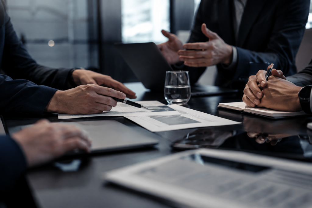 Reunião comercial na Finse